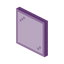 Connecting Magenta Stained Glass Pane