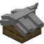 White Longer Top Roof Block (Oak)