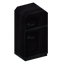Black Retro Fridge