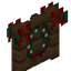 Spruce Fence Gate with Lit Wreath