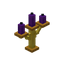 Purple Golden Candelabra