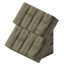 Fir Planks Steep Top Roof
