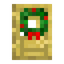 Bamboo Door with Wreath