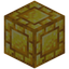 Tiny Brick Bordered Raw Gold Block