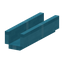 Light Blue Rain Gutter