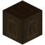 F Sign Stripped Dark Oak Log