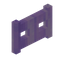 Purple Spiral Fence Gate