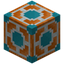 Orange Glazed Terracotta Pillar Top