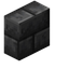 Vertical Deepslate Brick Slab