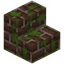 Mossy Umber Brick Stairs