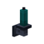 Cyan Iron Wall Candle