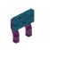 Light Blue Pink Bioshroom Raised Seat Back