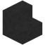 Smooth Black Sandstone Stairs