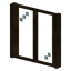 Rectangle Dark Oak Window