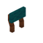 Cyan Acacia Raised Seat Back