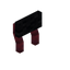 Black Sakura Raised Seat Back