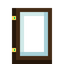 Glass Dark Oak Door