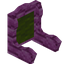Green Pink Bioshroom Fancy Seat Back