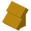 Yellow Concrete Steep Top Roof