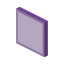 Clear Purple Stained Glass Pane