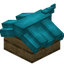 Light Blue Longer Top Roof Block (Oak)
