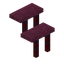 Crimson Skyline Stairs