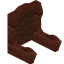 Brown Redwood Fancy Seat Back