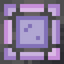 Ornate Purple Stained Glass Pane