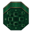 Green Copper Wrapped Locometal Boiler