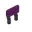 Magenta Archwood Raised Seat Back