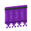 Long Purple Kitchen Curtains