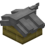 Light Gray Longer Top Roof Block (Bamboo)
