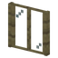 Rectangle Birch Planks Window