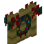 Bamboo Fence Gate with Multi Lit Wreath
