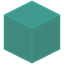 Cyan Transparent Plastic Block