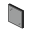 Connecting Black Stained Glass Pane