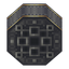 Light Gray Brass Wrapped Locometal Boiler