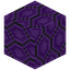 Hexagonical Purple Glazed Terracotta