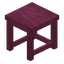 Stripped Crimson Desk