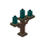 Exposed Cyan Copper Candelabra