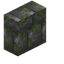 Mossy Cobblestone Brick Vertical Slab