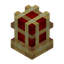 Red Brass Cage Lamp