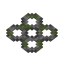 Mossy Cobblestone Honeycomb Paving