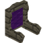 Purple Pine Fancy Seat Back