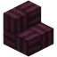 Crimson Mosaic Stairs