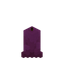 Large Magenta Candle