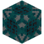Shrunken Cyan Glazed Terracotta