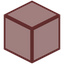 Maroon Clear Crystalix Glass