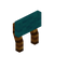 Cyan Aurum Raised Seat Back