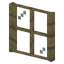 Birch Planks Four Pane Window
